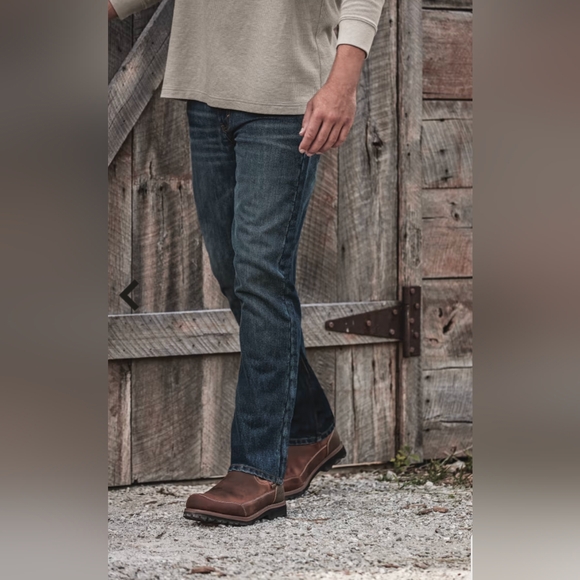 36x32 RedHead Relaxed Straight-Leg Flex-Fit Denim Pants for Men-NWOT - Picture 1 of 7
